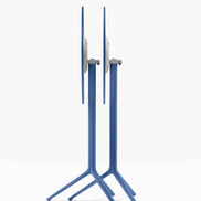 Piètement de bar Elliot rabattable 5474T Pedrali replié — coloris Bleu BL300