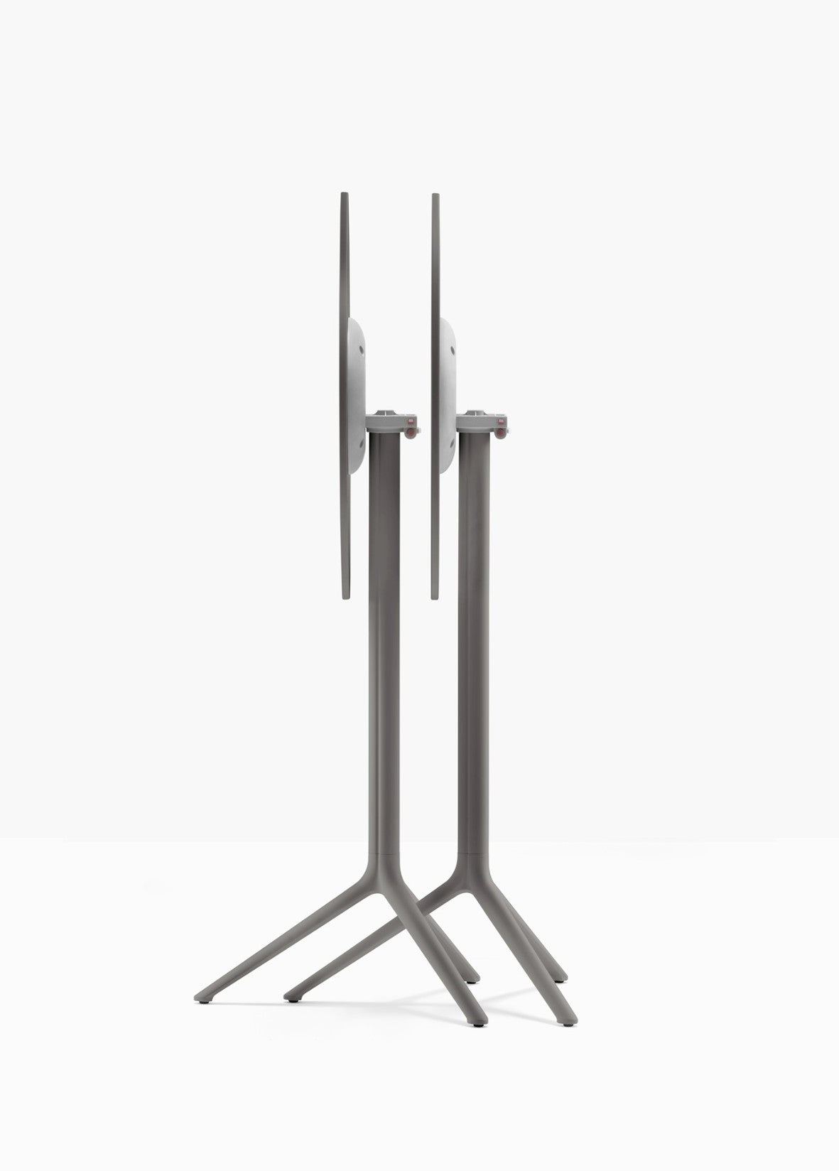 Piètement de bar Elliot rabattable 5474T Pedrali replié — coloris Gris anthracite GA
