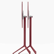 Piètement de bar Elliot rabattable 5474T Pedrali replié — coloris Bordeaux RO300