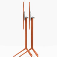Piètement de bar Elliot rabattable 5474T Pedrali replié — coloris Terracotta TE