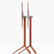 Piètement de bar Elliot rabattable 5474T Pedrali replié — coloris Terracotta foncé TE200