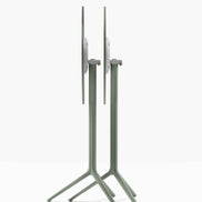 Piètement de bar Elliot rabattable 5474T Pedrali replié — coloris Vert forêt VE300