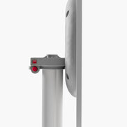 Piètement de table Elliot rabattable 5470T Pedrali — détail du mécanisme de basculement