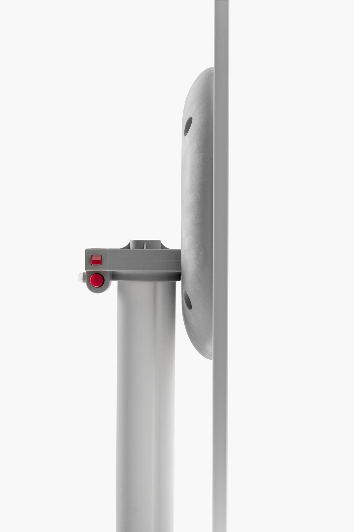 Piètement de table Elliot rabattable 5470T Pedrali — détail du mécanisme de basculement