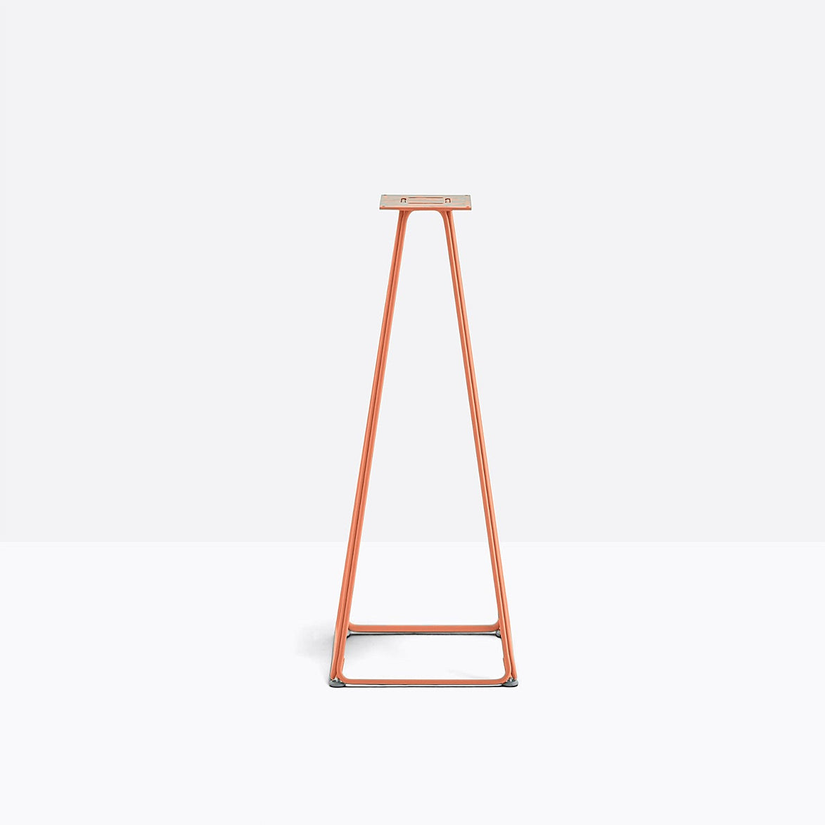 Piètement de bar Lunar Pedrali — coloris Orange AR500