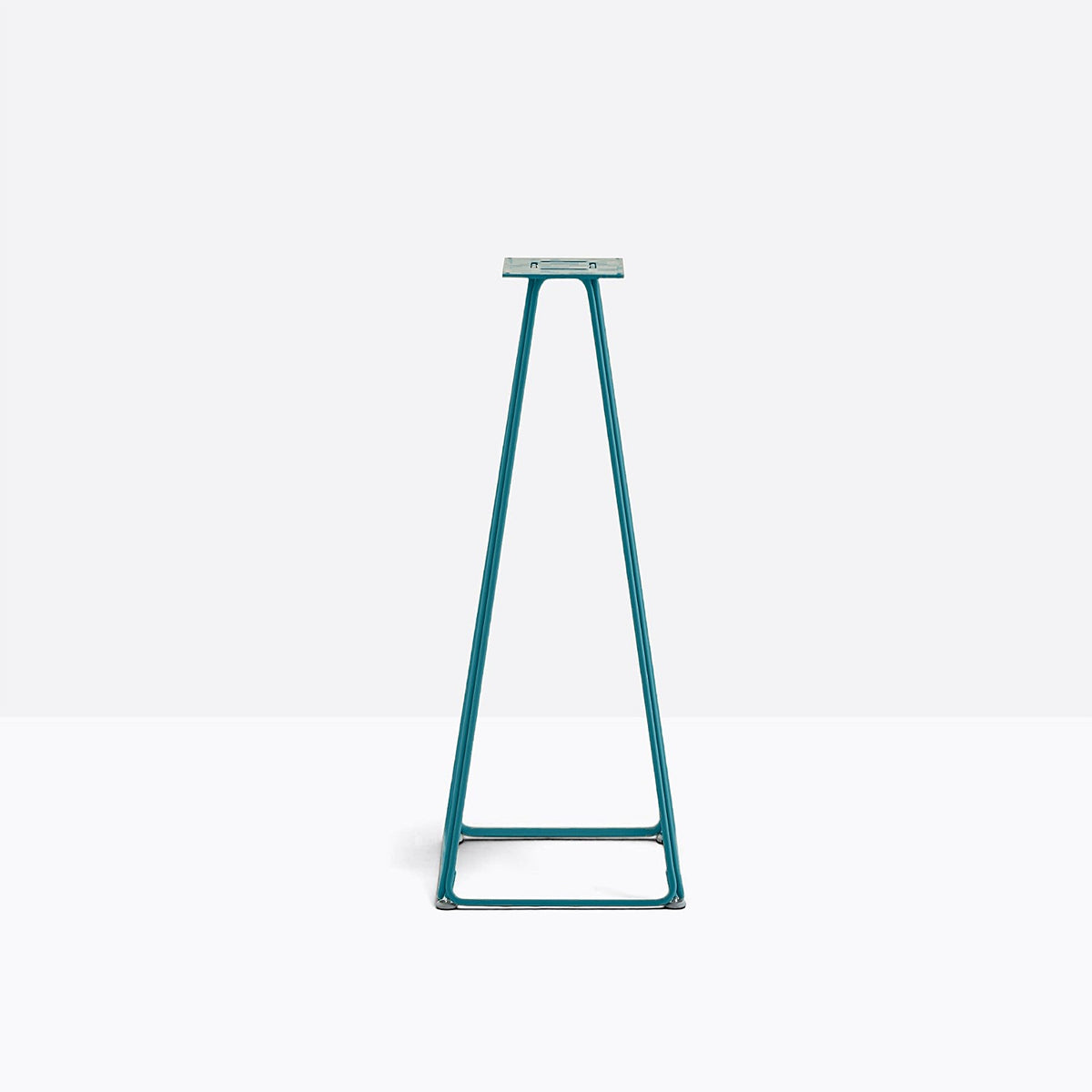 Piètement de bar Lunar Pedrali — coloris Bleu pétrole BL500