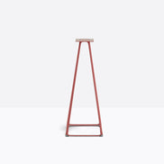 Piètement de bar Lunar Pedrali — coloris Rouge foncé RO200