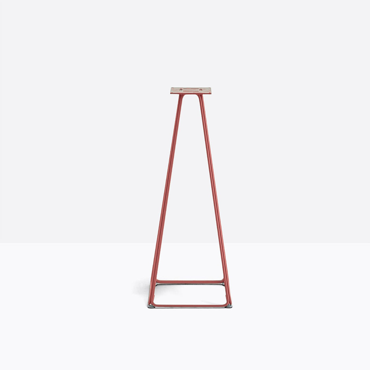 Piètement de bar Lunar Pedrali — coloris Rouge foncé RO200