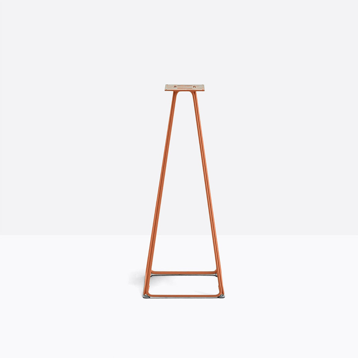 Piètement de bar Lunar Pedrali — coloris Terracotta TE