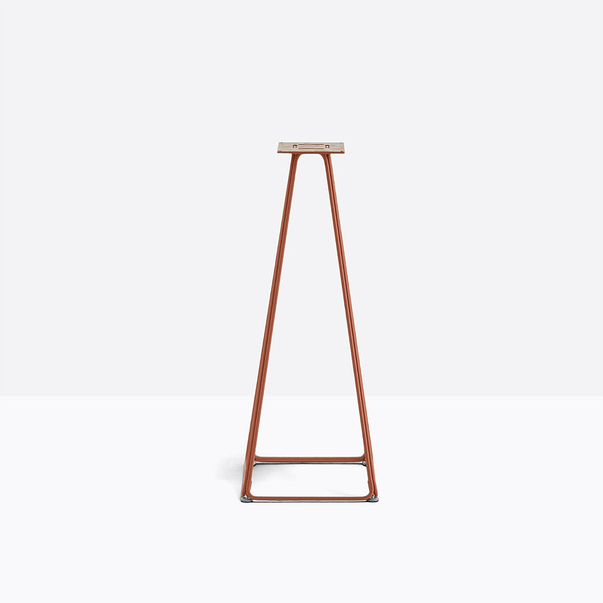 Piètement de bar Lunar Pedrali — coloris Terracotta foncé TE200