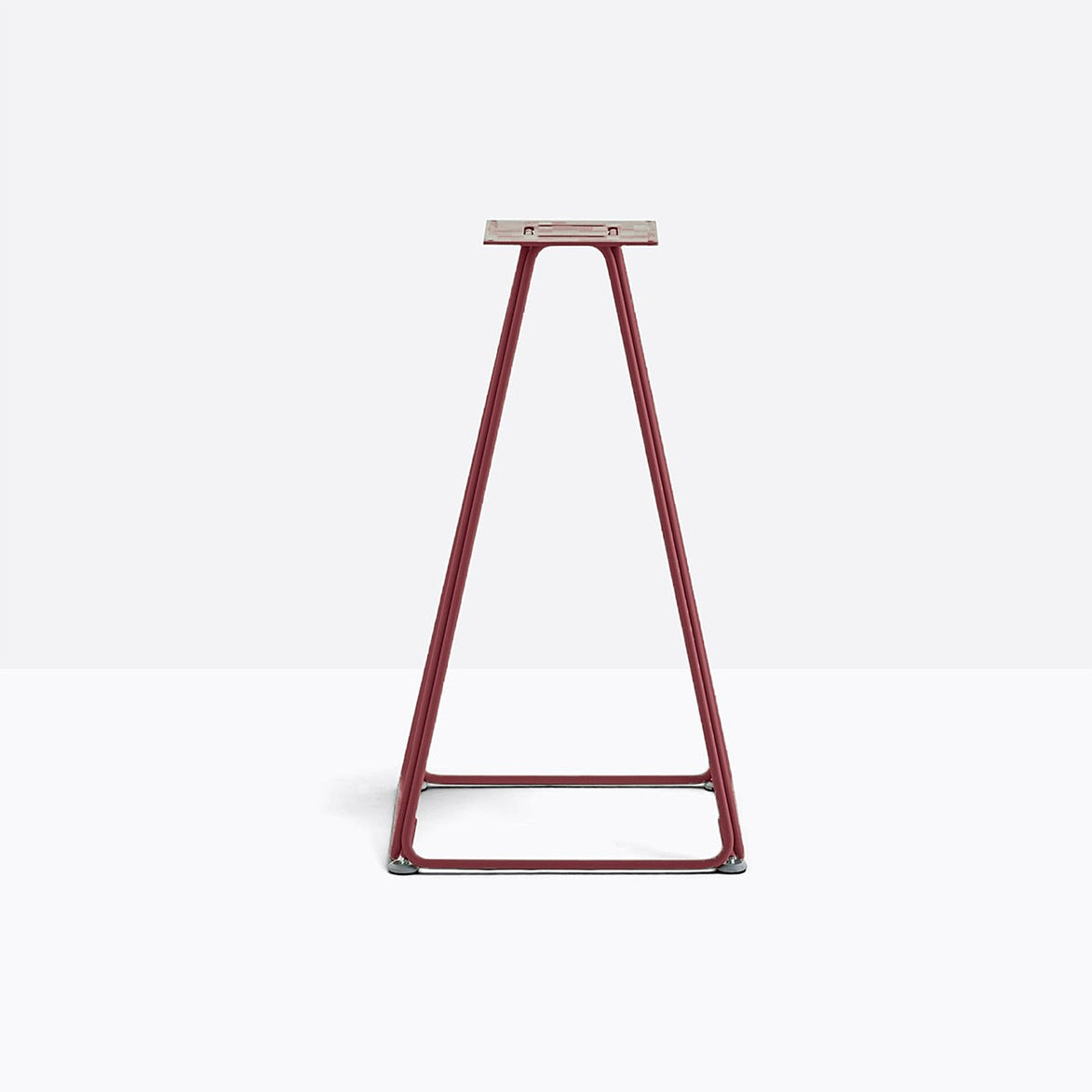 Piètement de table Lunar Pedrali — coloris Bordeaux RO300