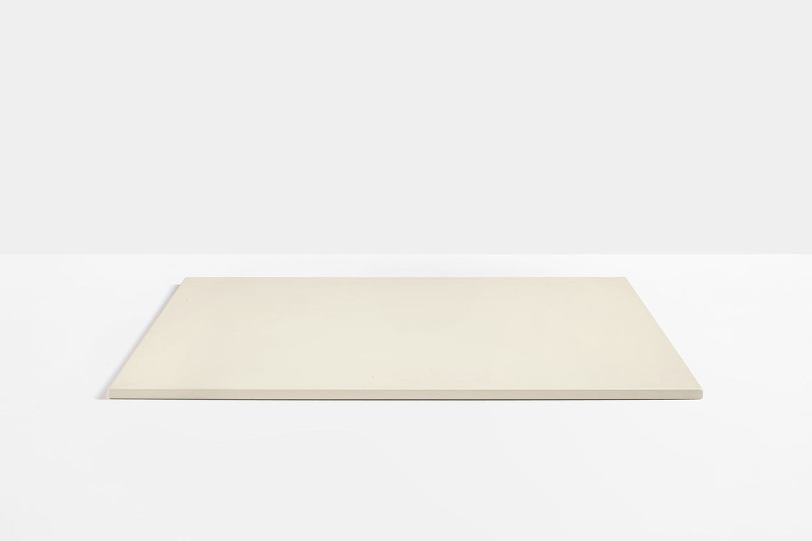 Plateau de table carré en acier Pedrali — coloris Blanc cassé BI200E