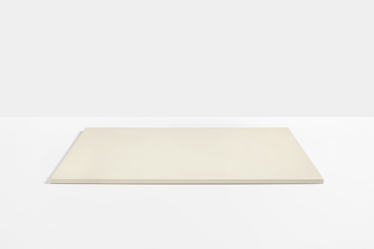Plateau de table carré en acier Pedrali — coloris Blanc cassé BI200E