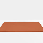 Plateau de table carré en acier Pedrali — coloris Terracotta TEE