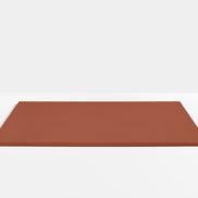 Plateau de table carré en acier Pedrali — coloris Terracotta foncé TE200E