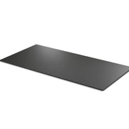 Plateau compact Mistral rectangulaire 10 mm — décor Noir, compact HPL tranche noire