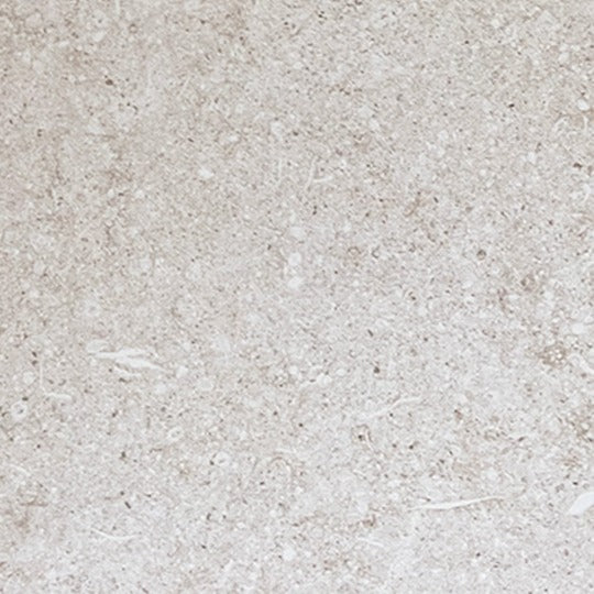 Plateau en grès cérame White Fossil, détail de surface