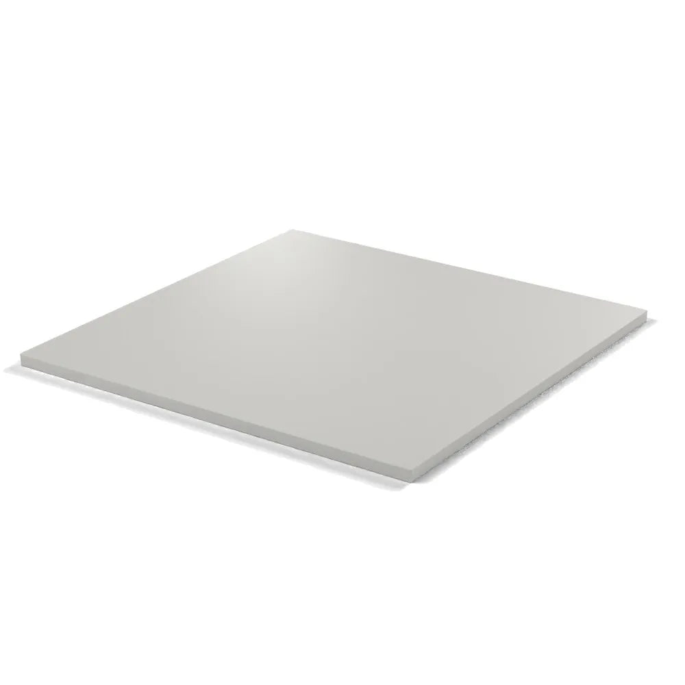 Plateau mélaminé Essentiel carré 19 mm — coloris Gris clair