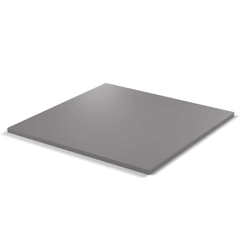 Plateau mélaminé Essentiel carré 19 mm — coloris Gris Macadam