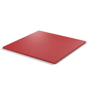 Plateau mélaminé Essentiel carré 19 mm — coloris Rouge