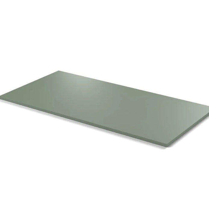 Plateau mélaminé Essentiel rectangulaire 19 mm — coloris Vert Eucalyptus
