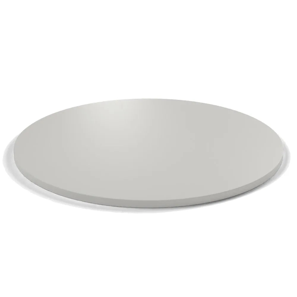 Plateau mélaminé Essentiel rond 19 mm — coloris Gris clair