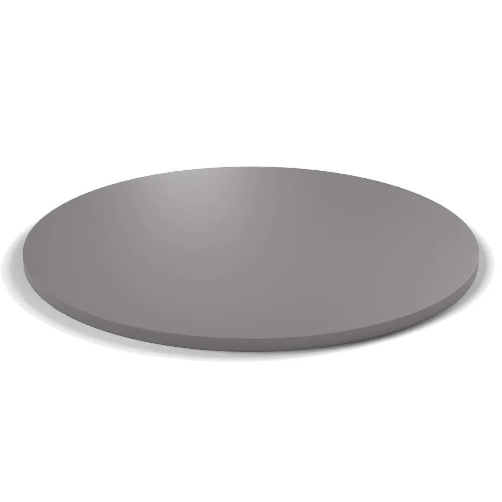 Plateau mélaminé Essentiel rond 19 mm — coloris Gris Macadam