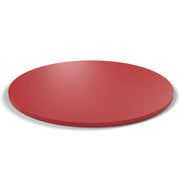 Plateau mélaminé Essentiel rond 19 mm — coloris Rouge
