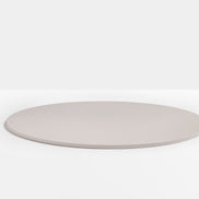 Plateau de table rond en acier Pedrali — coloris Beige BE100E