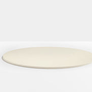 Plateau de table rond en acier Pedrali — coloris Blanc cassé BI200E