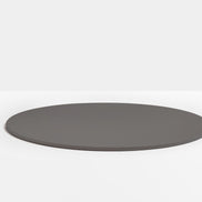 Plateau de table rond en acier Pedrali — coloris Gris anthracite GAE