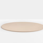 Plateau de table rond en acier Pedrali — coloris Sable clair SA200E