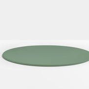 Plateau de table rond en acier Pedrali — coloris Vert d'eau VE600E