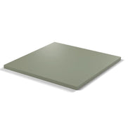 Plateau stratifié Atelier carré 28 mm — décor Agave, chant ton sur ton