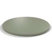 Plateau stratifié Atelier rond 28 mm — décor Agave, chant ton sur ton