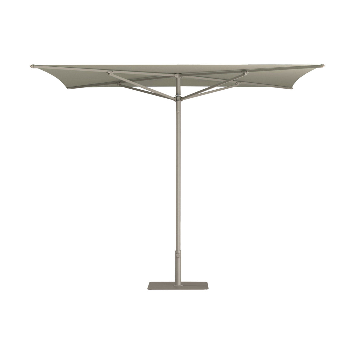 Parasol Platto 250 x 250 cm Ezpeleta, structure taupe