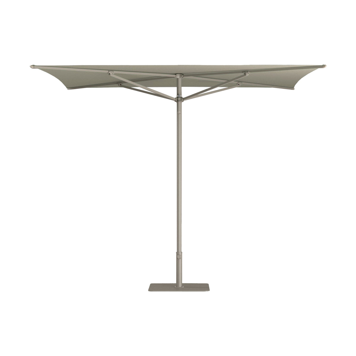 Parasol Platto 250 x 250 cm Ezpeleta, structure taupe