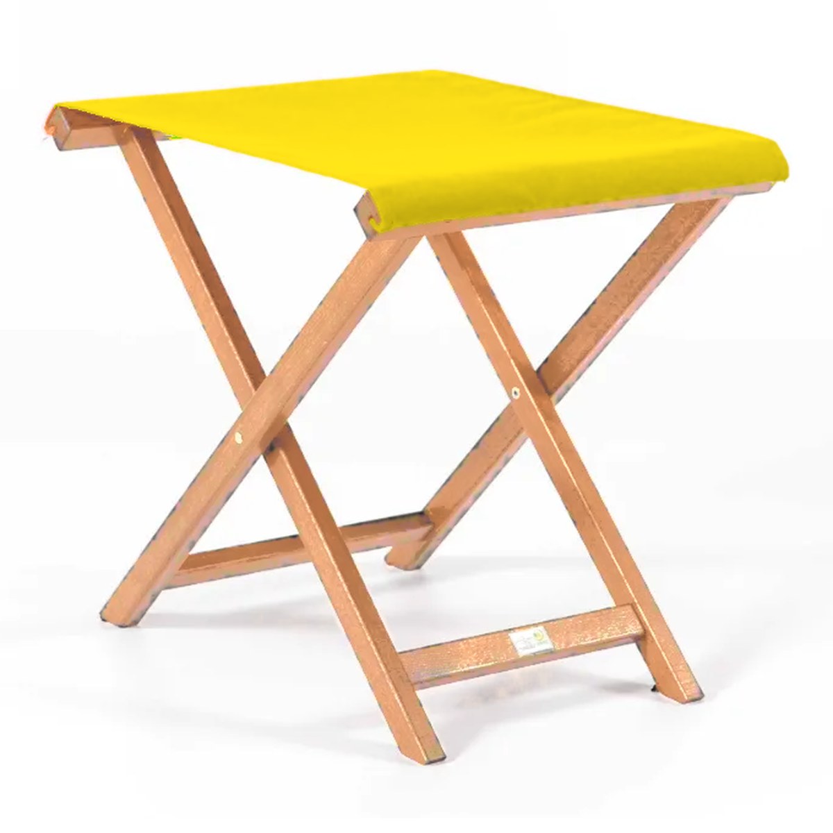 Repose-pieds Biarritz — huile de lin, toile Jaune 003