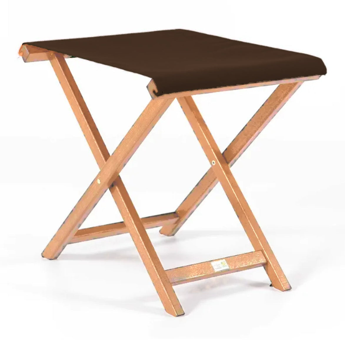 Repose-pieds Biarritz — huile de lin, toile Marron 005