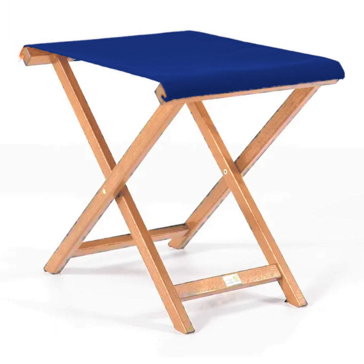 Repose-pieds Biarritz — huile de lin, toile Bleu roi 007
