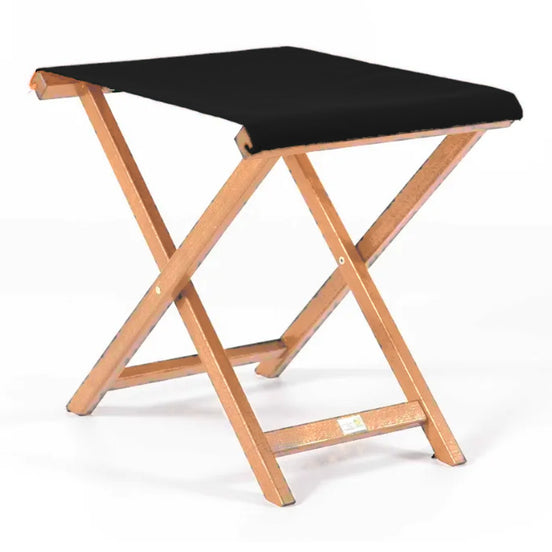 Repose-pieds Biarritz — huile de lin, toile Noir 039