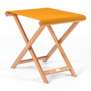 Repose-pieds Biarritz — huile de lin, toile Mandarine 066