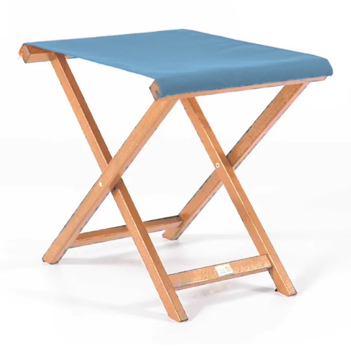 Repose-pieds Biarritz — huile de lin, toile Bleu ciel 083