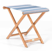 Repose-pieds Biarritz — huile de lin, toile Rayé multicolore bleu 153