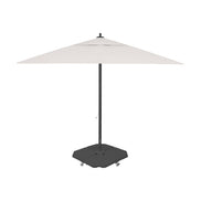 Parasol Rio 400 x 400 cm Ezpeleta, structure anthracite, toile canvas, sans volants