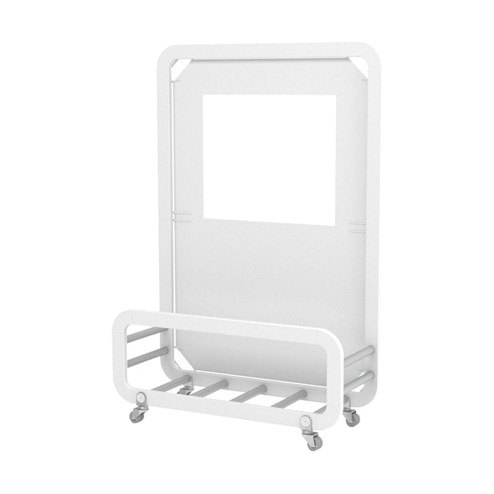 Séparateur mobile Siena Mini Module Ezpeleta, toile blanche