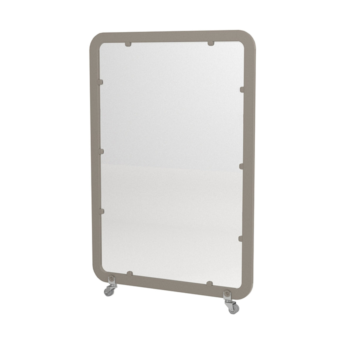 Séparateur mobile Siena Mini Panel Ezpeleta, méthacrylate, structure taupe