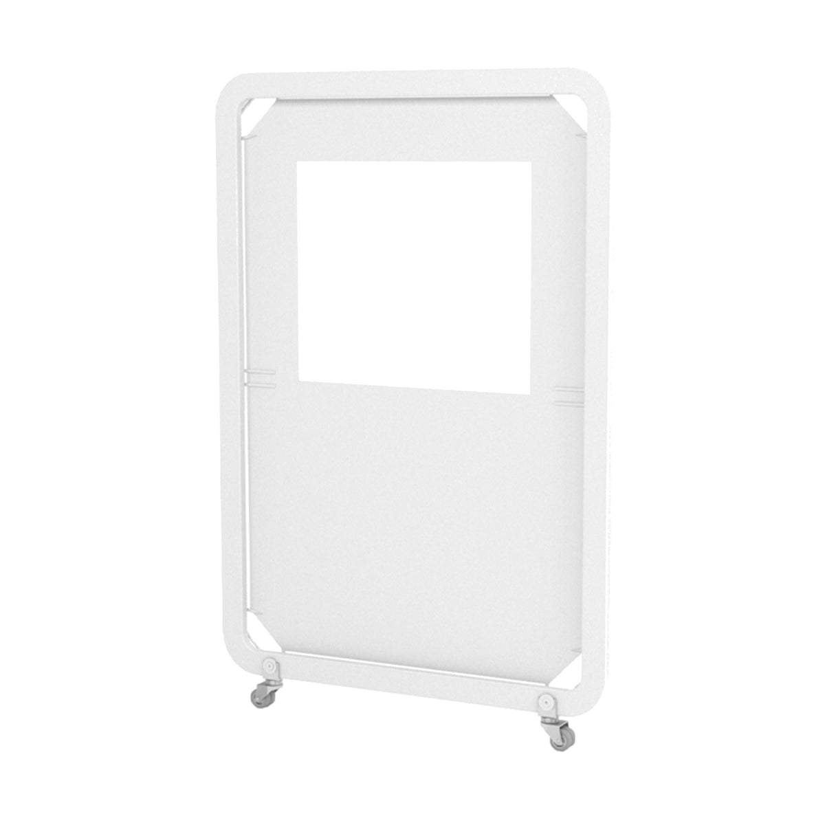 Séparateur mobile Siena Mini Panel Ezpeleta, toile blanche