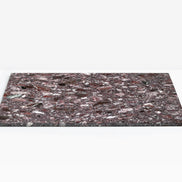 Plateau carré en marbre reconstitué Rosso Levanto Pedrali