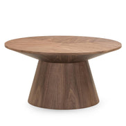 Table basse Mariel Ø90 cm noyer — vue d'ensemble